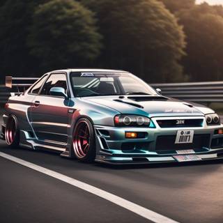 R34 gtr made by an ai