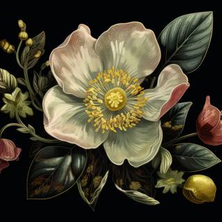 Ornamental Flower Drawing