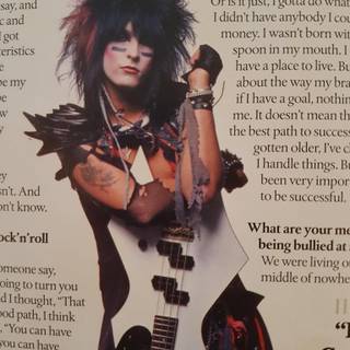 New obsession to Nikki SIXX from montley crue