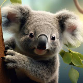 Cute Koala Anime Wallpaper