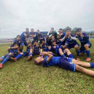 My cousin the one laying down 