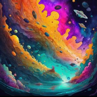 Ai image of the galaxy 