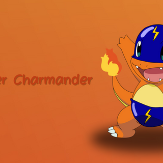 Wrestler Charmander [Wallpaper by Canva]