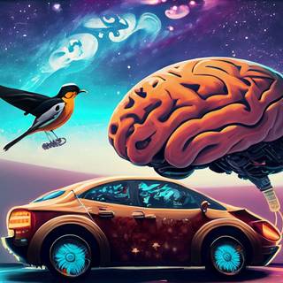 car controlled on a ai brain 