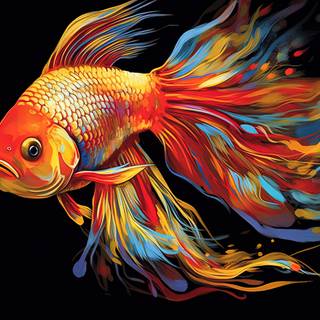 Fissured Beauty in Colorful Chaos