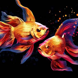 Fissured Beauty in Colorful Chaos