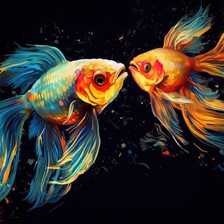 Fissured Beauty in Colorful Chaos