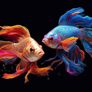 Fissured Beauty in Colorful Chaos