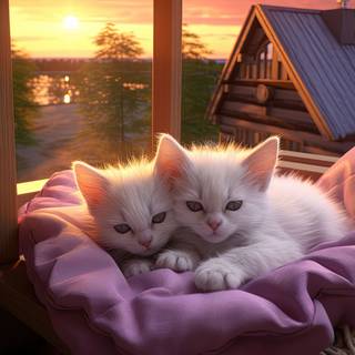 Cuddle Pile of Kittens