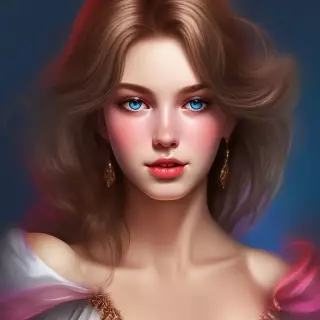 Fantasy Girl Digital Art