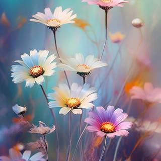Colorful Flowers Art