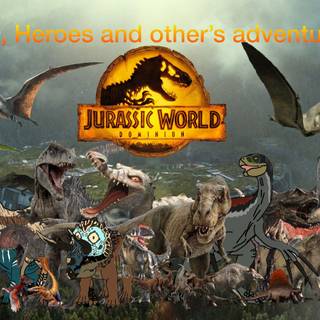 The Disney, Heroes and other’s adventure of Jurassic World dominion posters 1