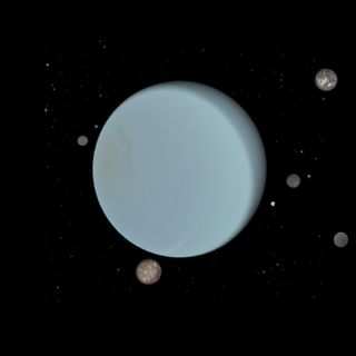 Uranus and its moons