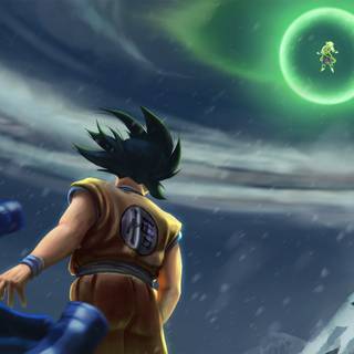 Goku Broly And Vegeta