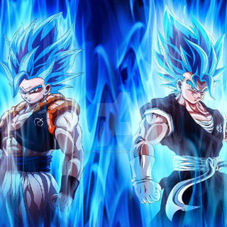 Ssj Blue Gogeta and Vegito