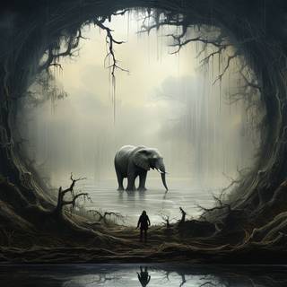 Mystic Pachyderm Mandala