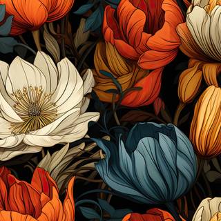 Twisted Florals in Evelyns Style