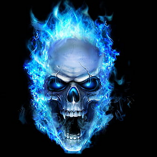 blue scull