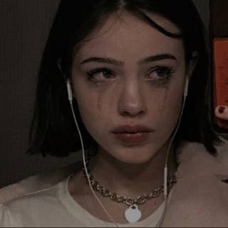 A picture Lily sent me after I sent her picture of me crying 