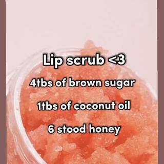 My lip scrub recipe 