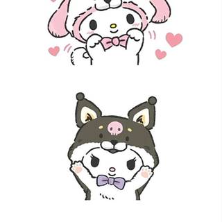 my melody and kuromi