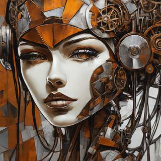 Cogsworths Daughter A Steampunk Cubism Creation