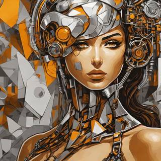 Cogsworths Daughter A Steampunk Cubism Creation