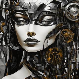 Cogsworths Daughter A Steampunk Cubism Creation