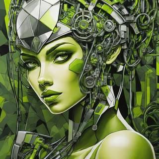 Cogsworths Daughter A Steampunk Cubism Creation