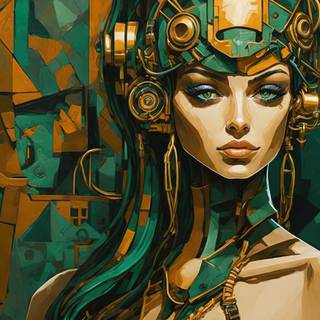 Cogsworths Daughter A Steampunk Cubism Creation