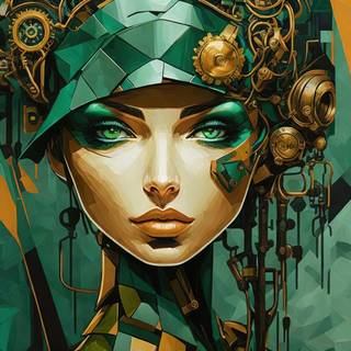 Cogsworths Daughter A Steampunk Cubism Creation