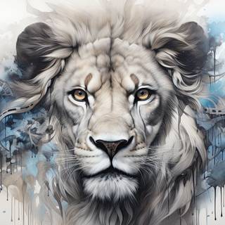 Lions Spiral Mandala