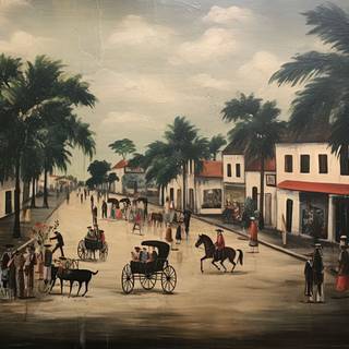 Serene Italian Countryside in Oils