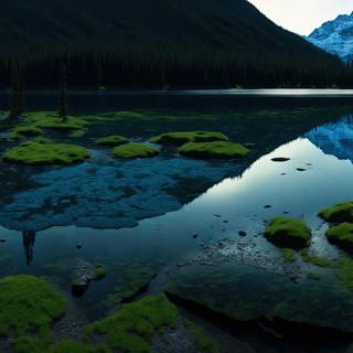 Mossy Mountain Lake Artwork