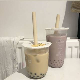 Got boba with my sister 