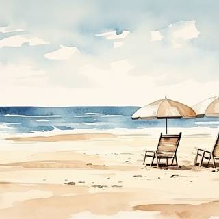 Serene Italian Shoreline at Dusk