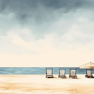 Serene Italian Shoreline at Dusk