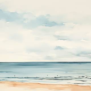 Serene Italian Shoreline at Dusk