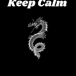 Dragon keep calm wallpaper