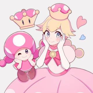 Peachette, and Toadette
