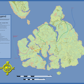 Isla sorna map