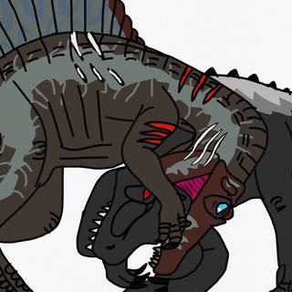 Connor with spino powers kill dark dracoclaw