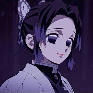 shinobu kocho demon slayer pfp aesthetic 4k HD purple filter anime girl 