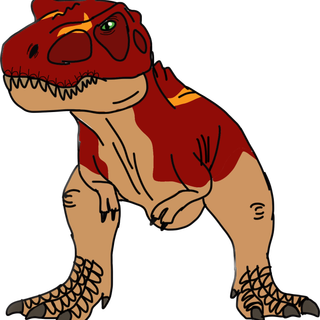 Terry the Tyrannosaurus rex dinosaur king render 1