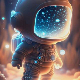 cute astronaut