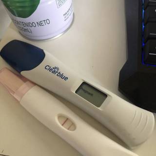 When I first found out that I was pregnant 