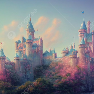 Pastel castle