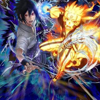 Sasuke and Naruto (Kurama)