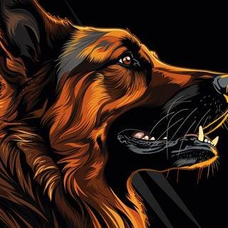 Majestic Gaze of the Shepherd