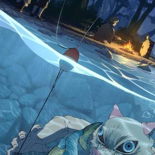 Tanjiro, Nezuko, Zenitsu and Inosuke